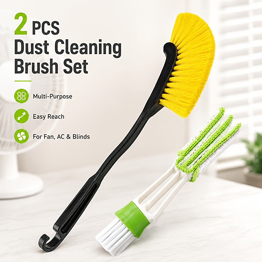 2pcs home fan dust brushes suitable cleaning fans air