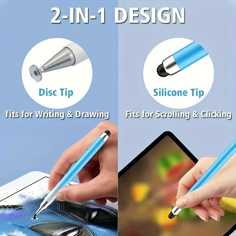 8pcs 5pcs 3pcs dual tip stylus pen vibrant gradient colors