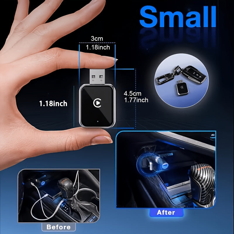 carplay wireless adapter compatible     wired