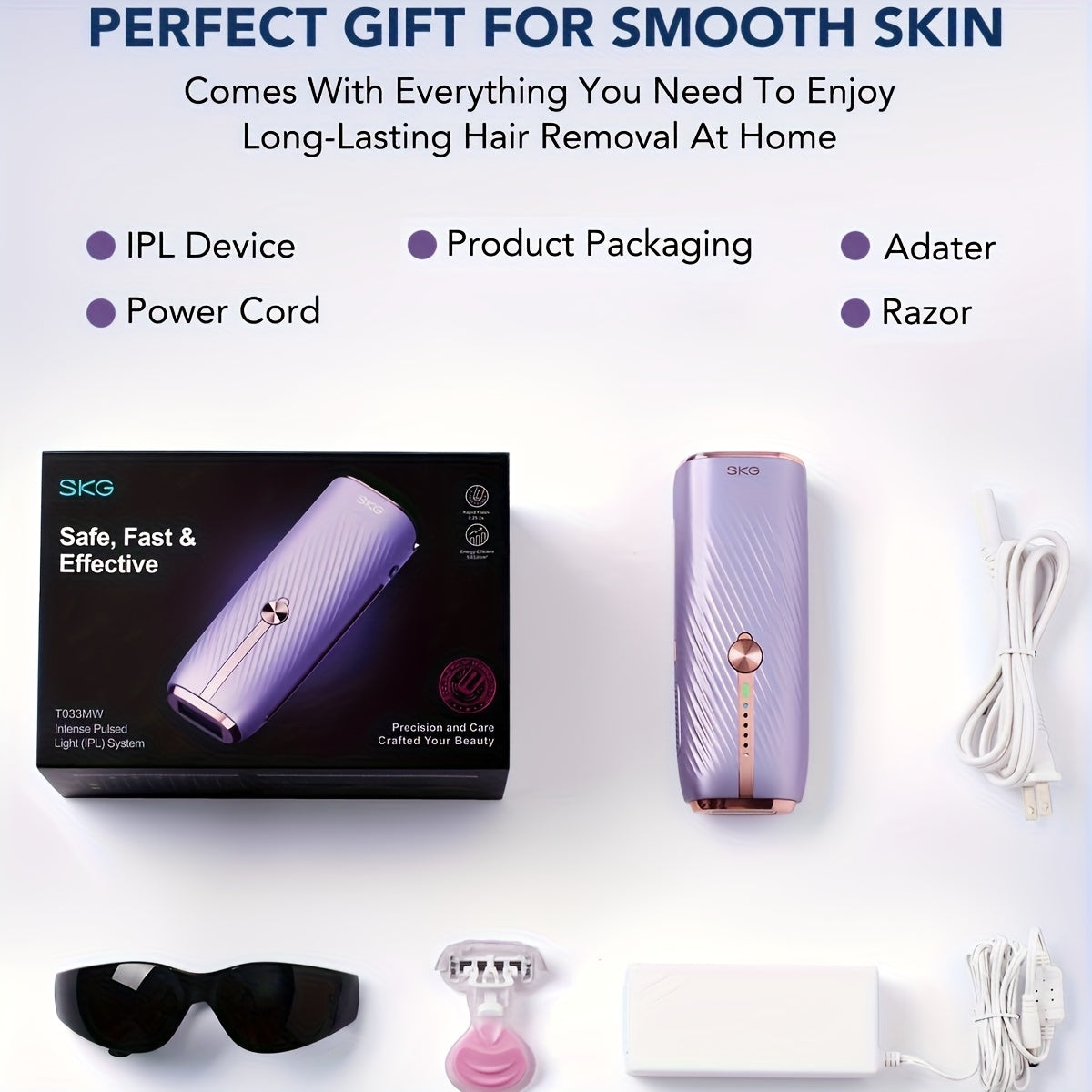 fast ipl hair removal device suitable face underarms