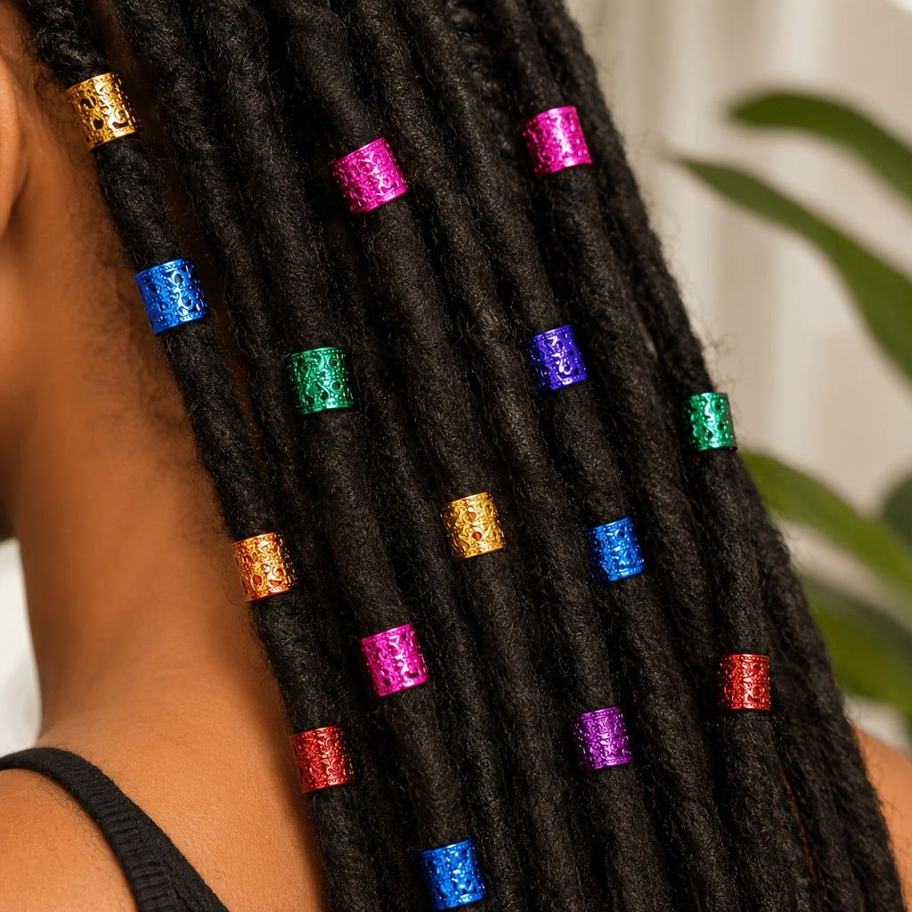 50 colorful hair accessories summer braiding ornaments