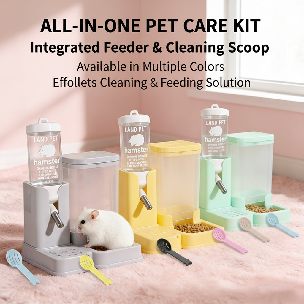 2pcs random   1pc small pet feeder water bowl 1pc