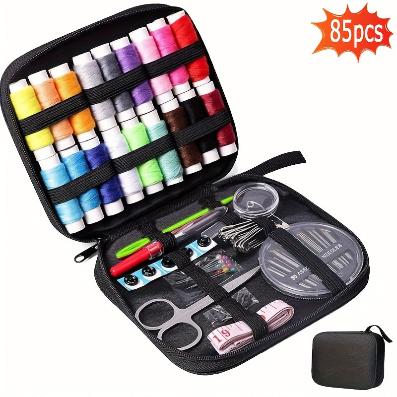 85pcs beginner   basic hand sewing deluxe starter kit