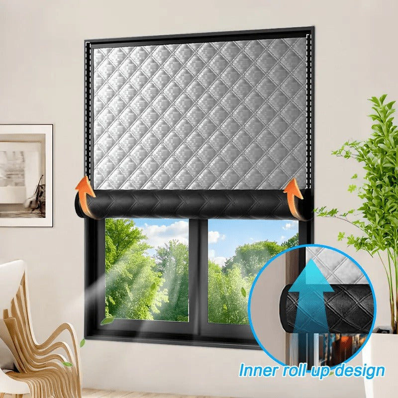 blackout thermal insulated curtain suitable no drill tape
