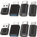 4pcs usb usb c adapters usb c female usb micro usb usb c