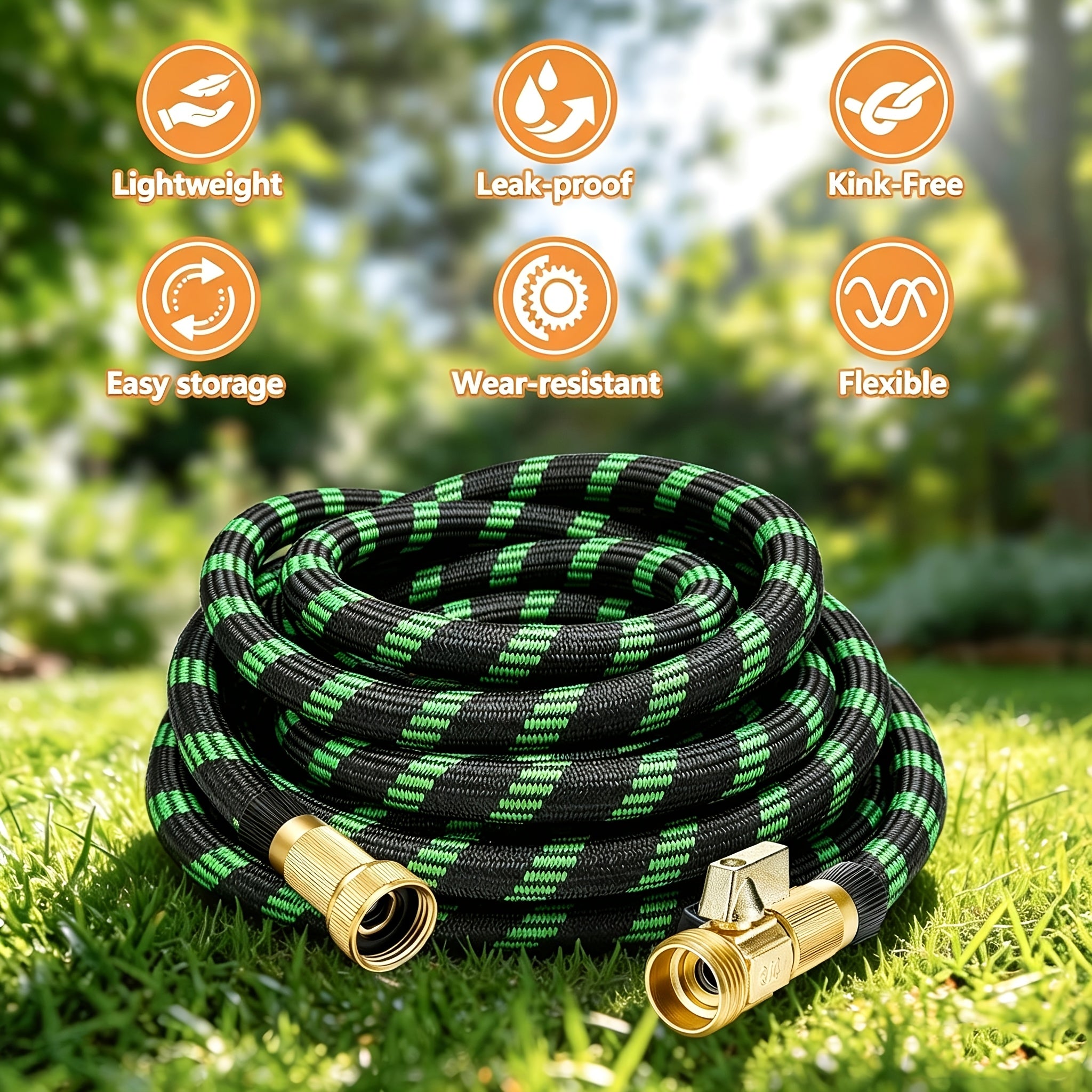 heavy garden hose 100 75 50 25 15ft 10 function high