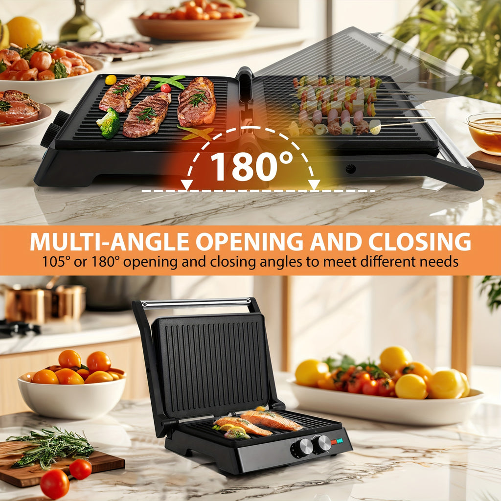 3 in 1 electric indoor grill   non stick cooking
