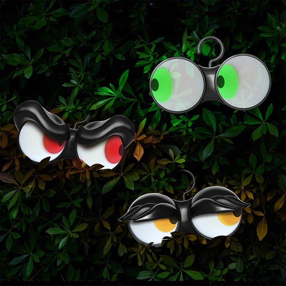 3 pack flashing   eye lights timer outdoor indoor