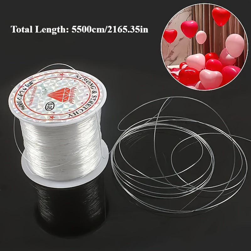transparent nylon invisible line 5500cm 2165 35in ideal