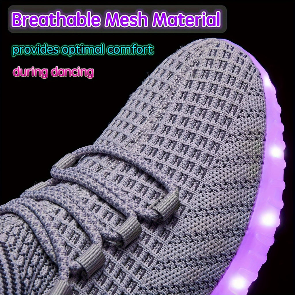 women men light shoes usb charging led shoes   halloween