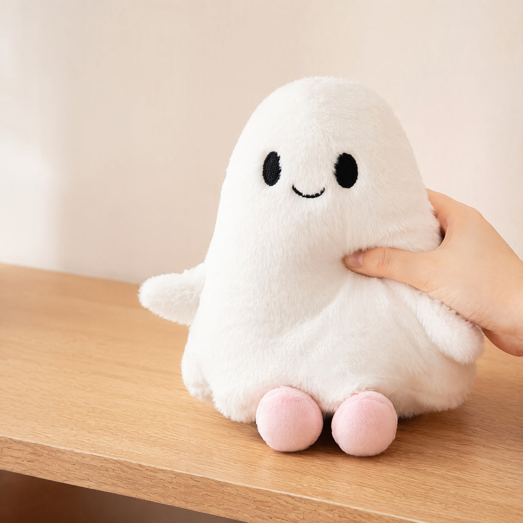 halloween ghost plush toy 30cm cute spooky stuffed boo soft