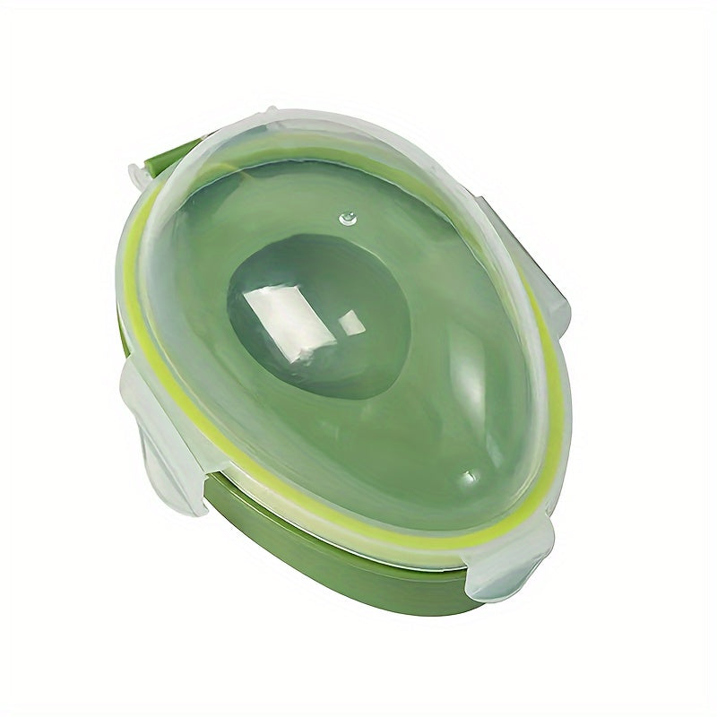 1pc reusable avocado crisper storage container dark green