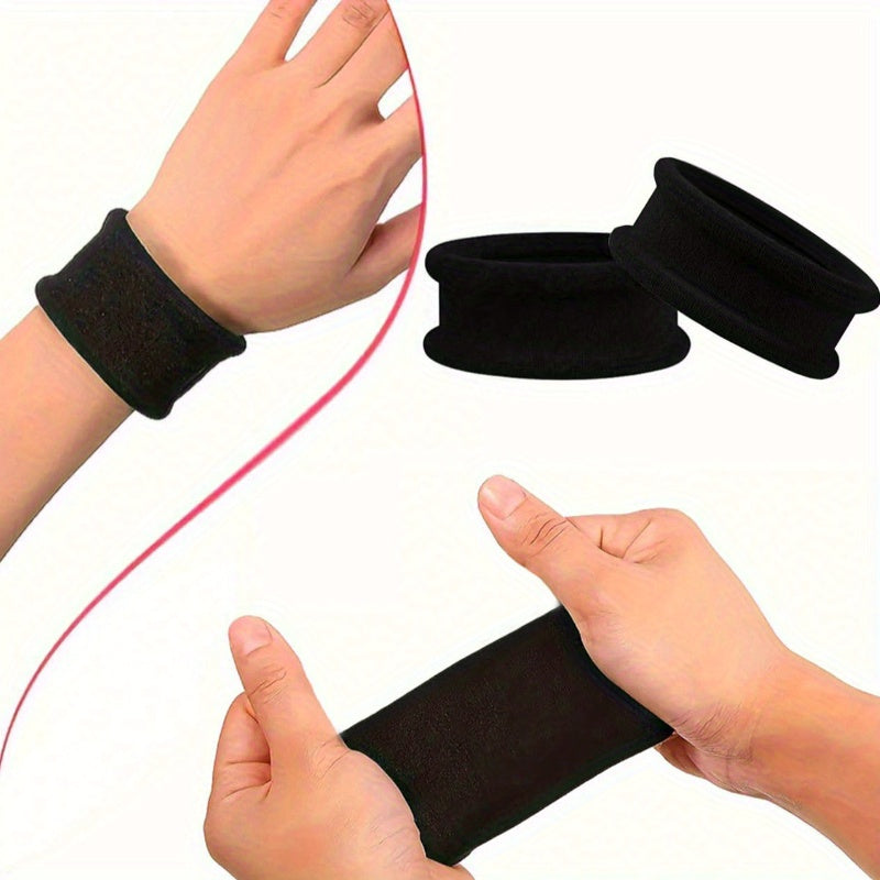 12pcs high elastic   seamless black basic hair tie