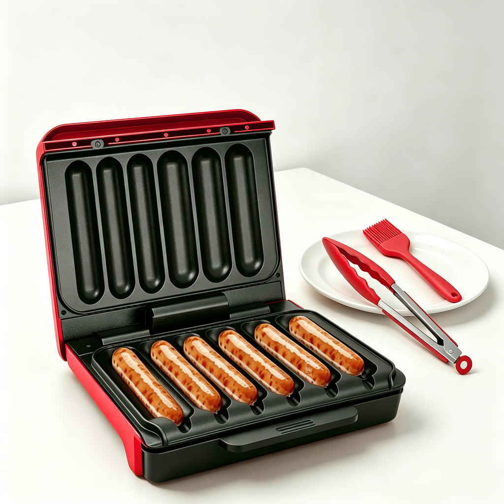 machine sausage grill nonstick plate oil