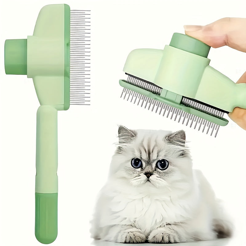 self cleaning pet comb detangling deshedding tool suitable