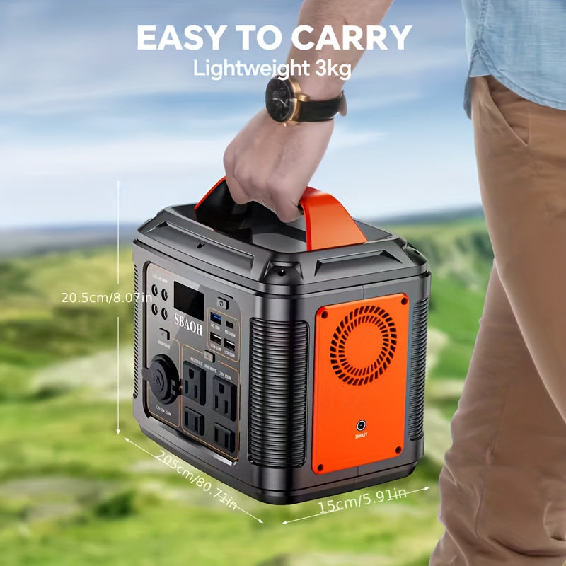 300w portable power station 296wh 80000mah solar