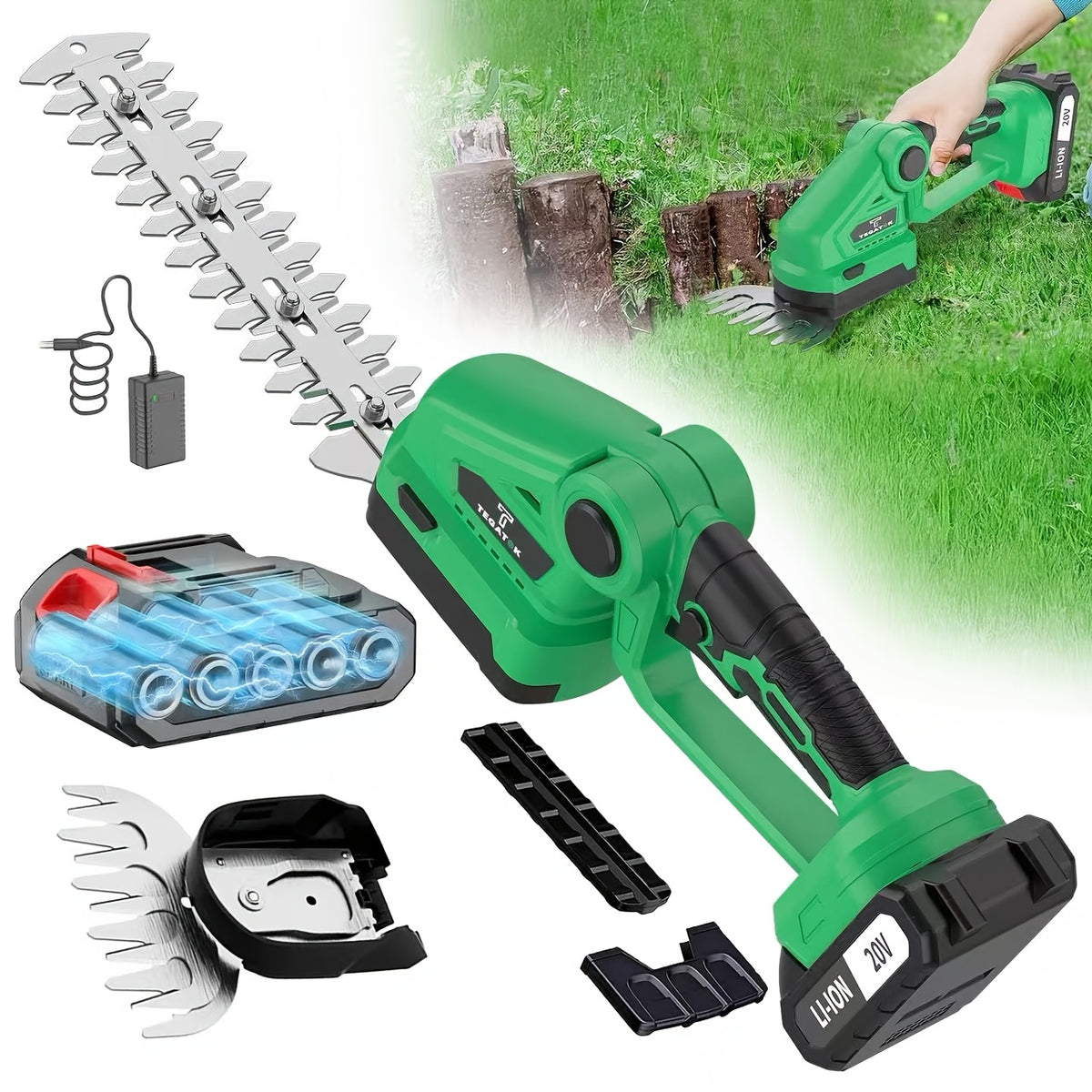 20v electric cordless hedge trimmer multifunctional
