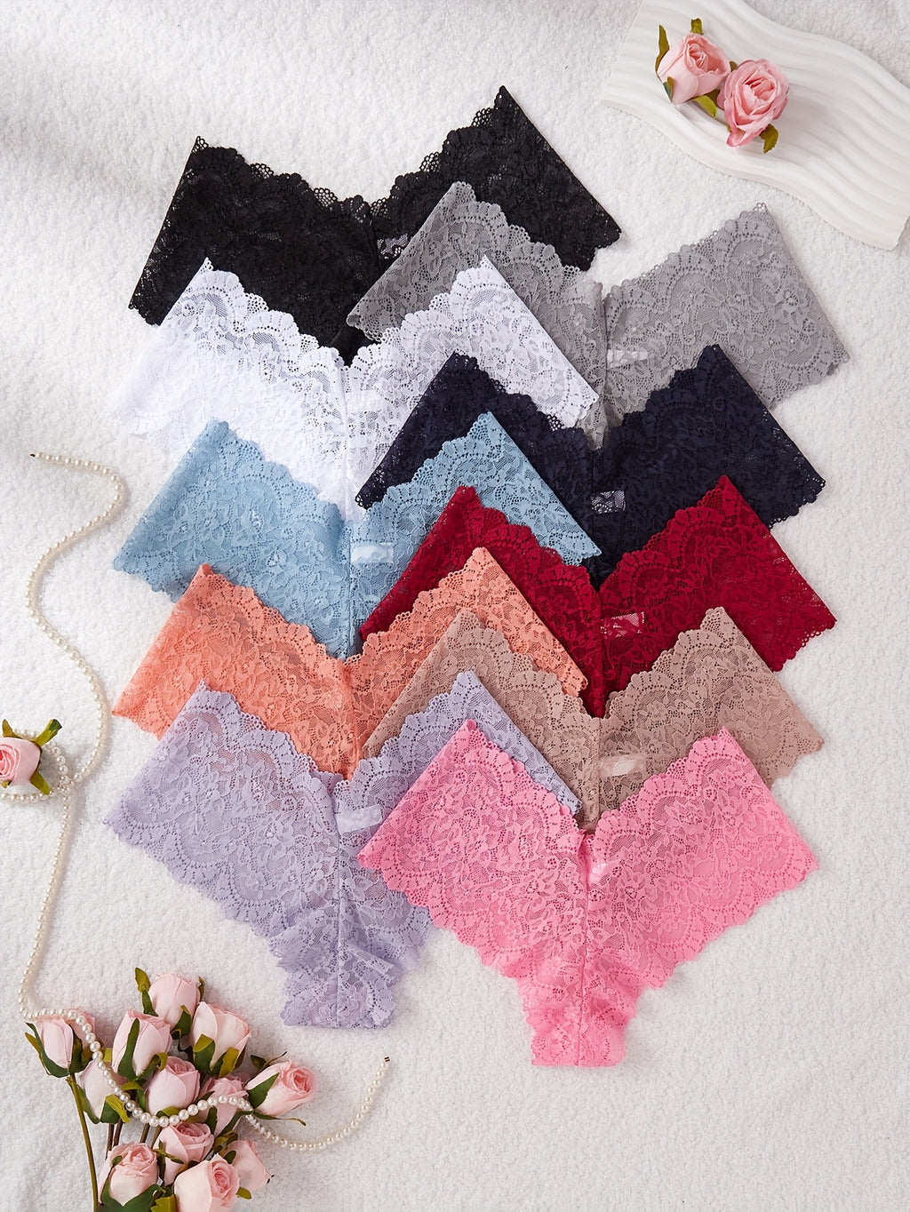 10pcs womens lace   briefs | temu Temu