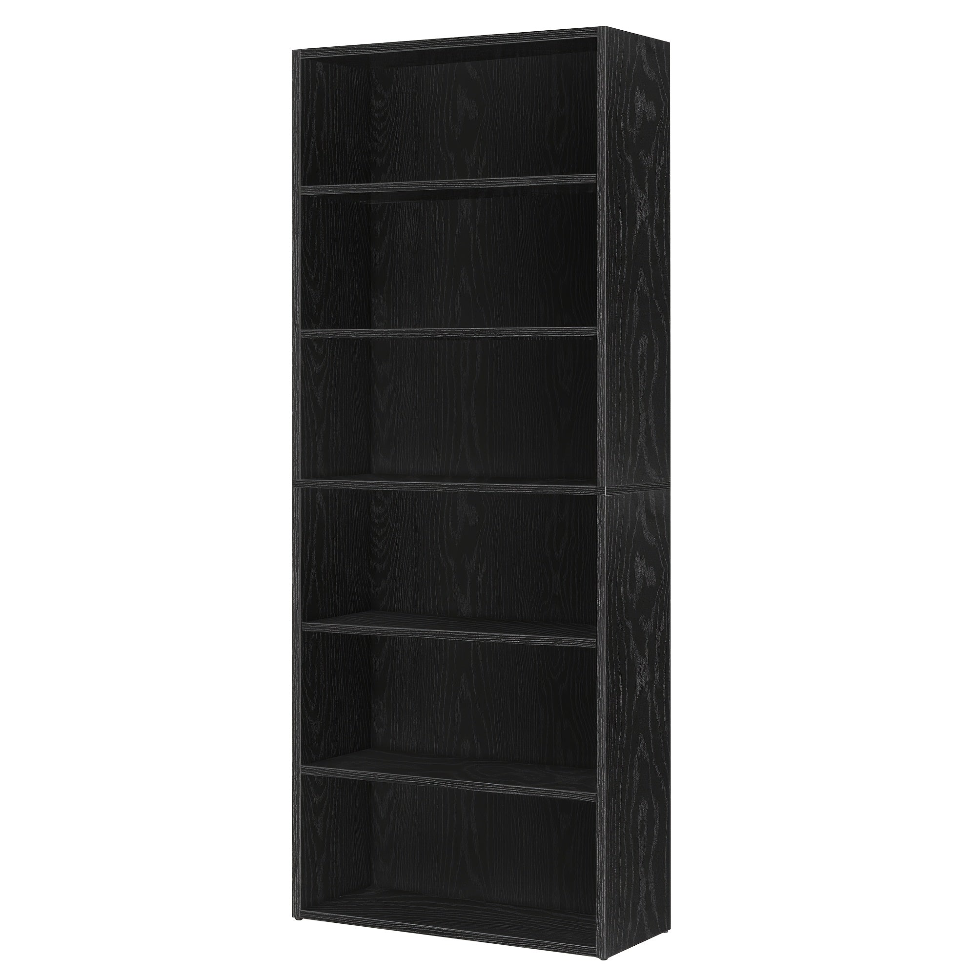 6 tier open bookshelf display space saving bookcase home