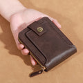 mens zipper wallet retro short length cross border hot item