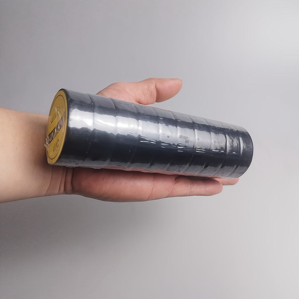 10 rolls high quality black electrical tape high temperature