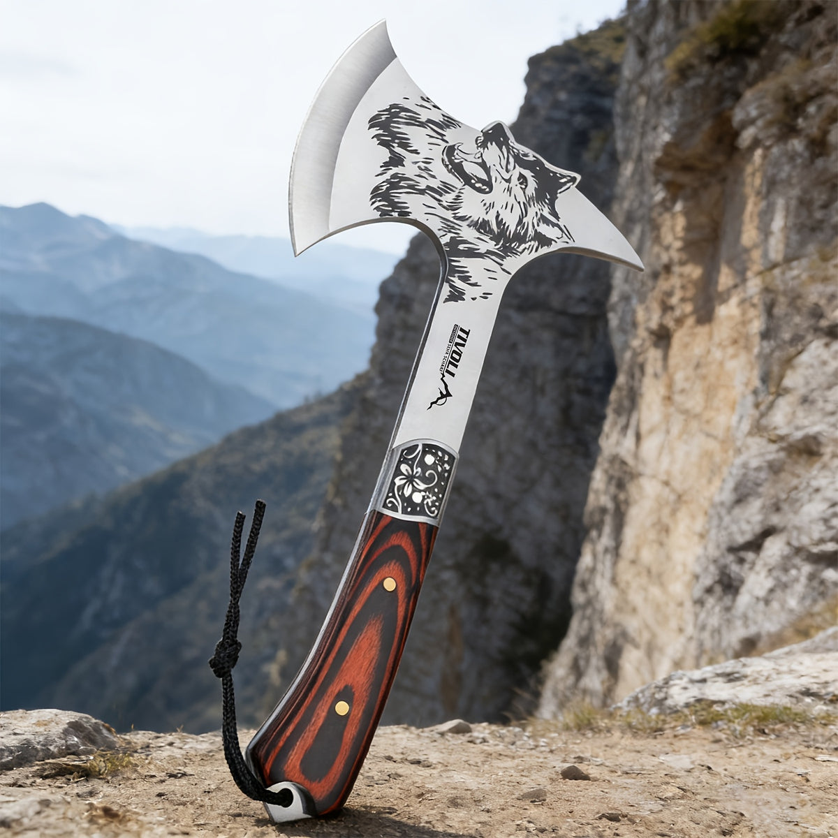 outdoor use camping hatchet nylon sheath survival viking