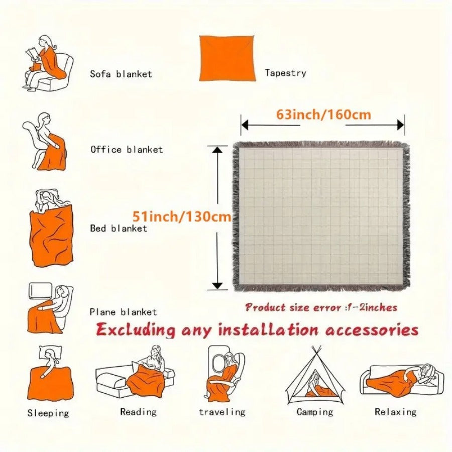 outdoor blanket portable thickened picnic mat cover blanket