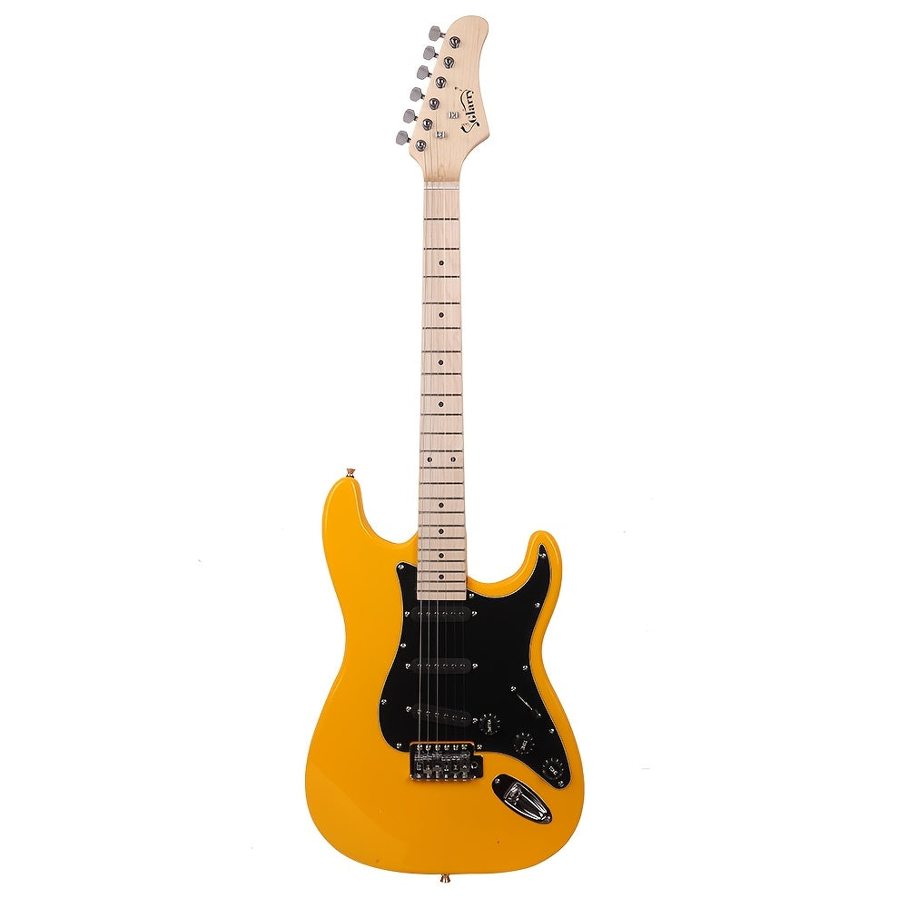 ast stylish electric guitar kit black pickguard black