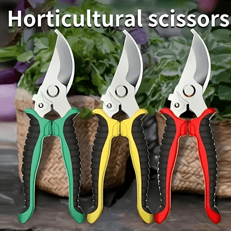 1pc professional heavy duty pruning shears non slip handle