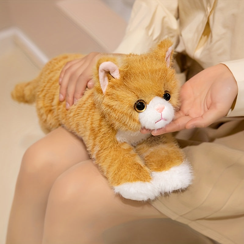 premium stuffed animal plush toy realistic cat plush animals