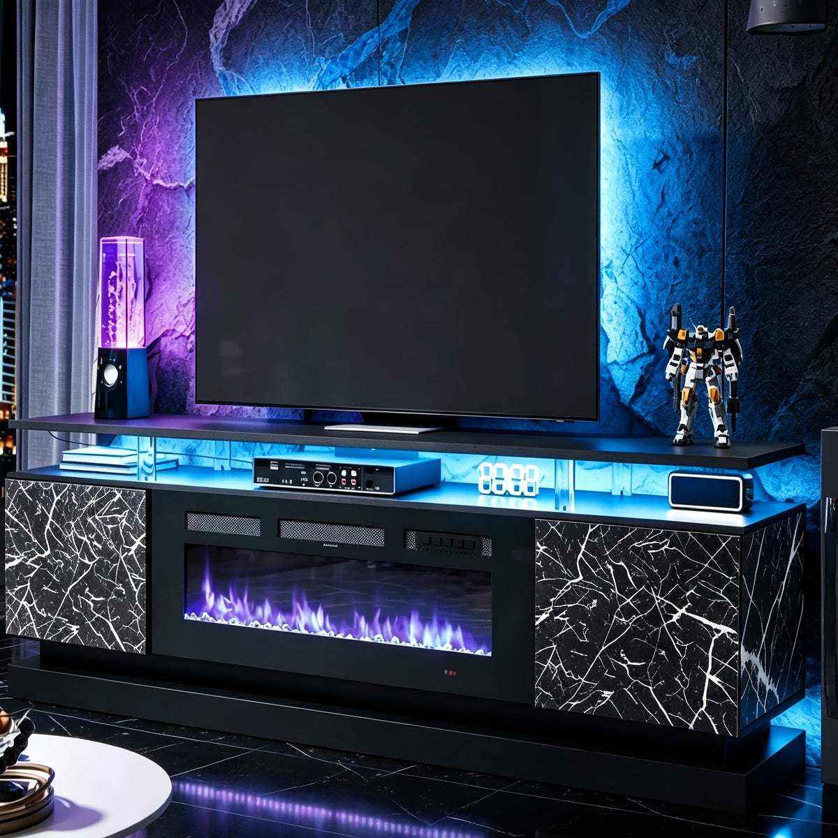 fireplace tv stand 36 inch fireplace 70 80 modern