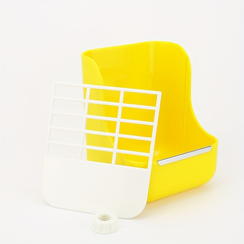 hay feeder small pet cage 2 in 1 plastic rabbit hay