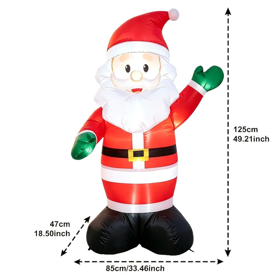 an inflatable outdoor christmas decoration an inflatable
