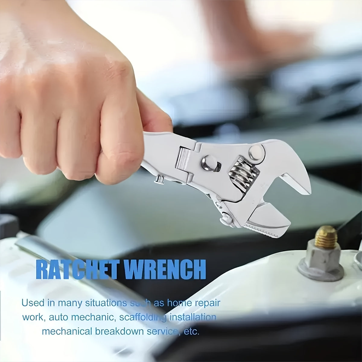 adjustable wrench 10inch 12 inch ratcheting
