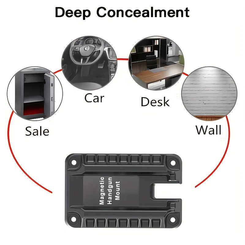 1pc   magnetic gun holder concealed mount pistols