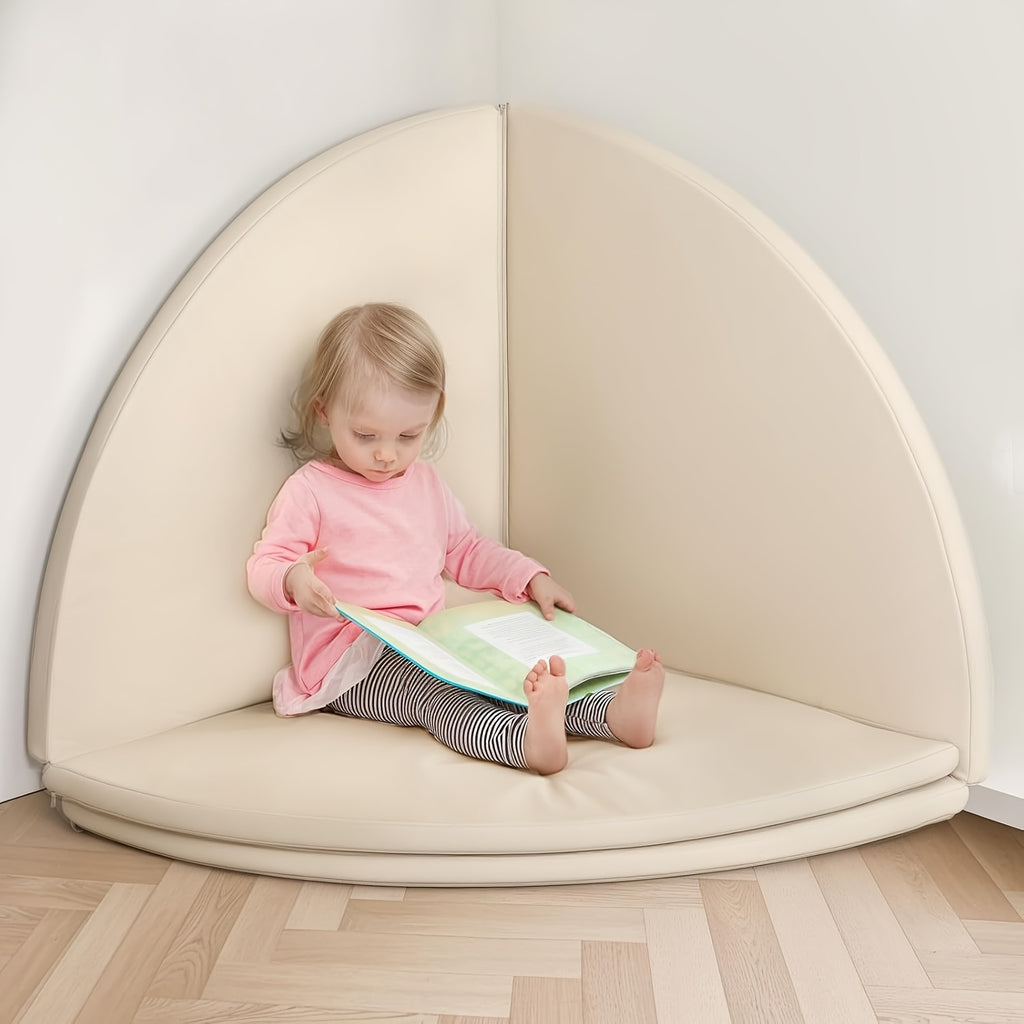 four part versatile play mat made modular vegan leather easy