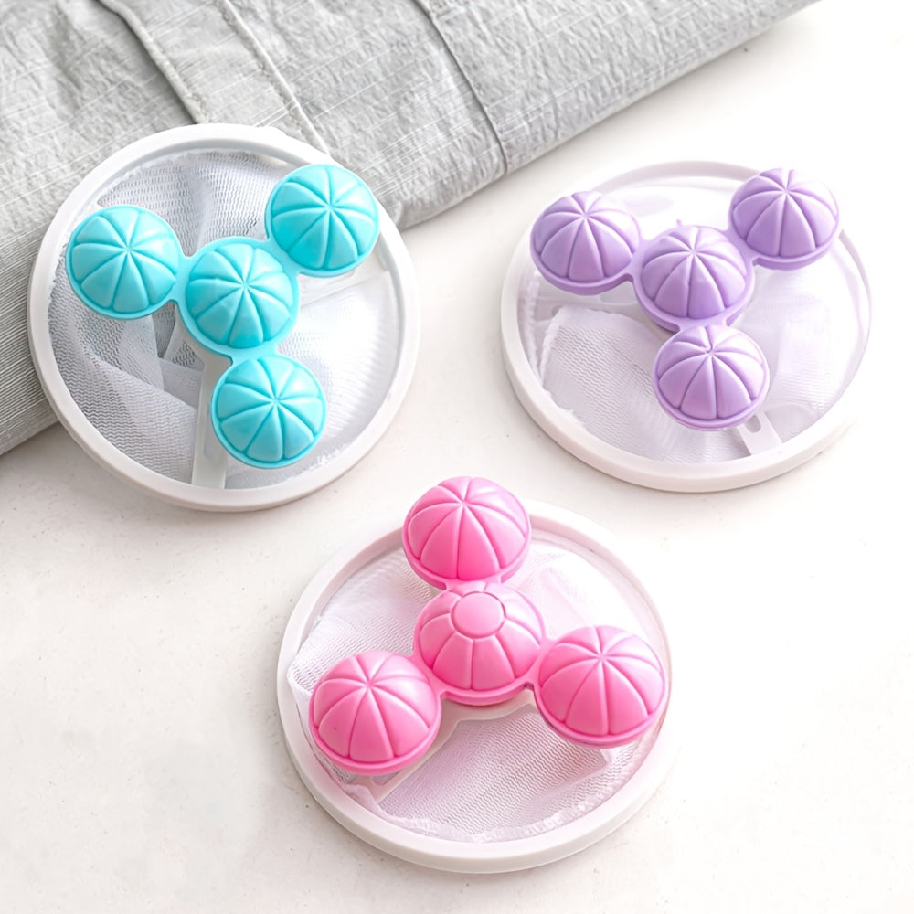 3pcs set random color laundry balls floating lint remover