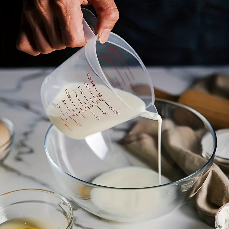 3pcs nesting measuring cups set 1 cup 250ml 2 cups 500ml 4