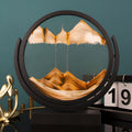 3d flowing sand painting living room hourglass glass