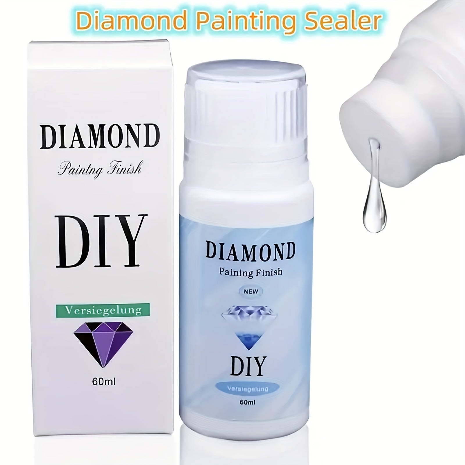 60ml diamond painting sealer a permanent a   effect 5d