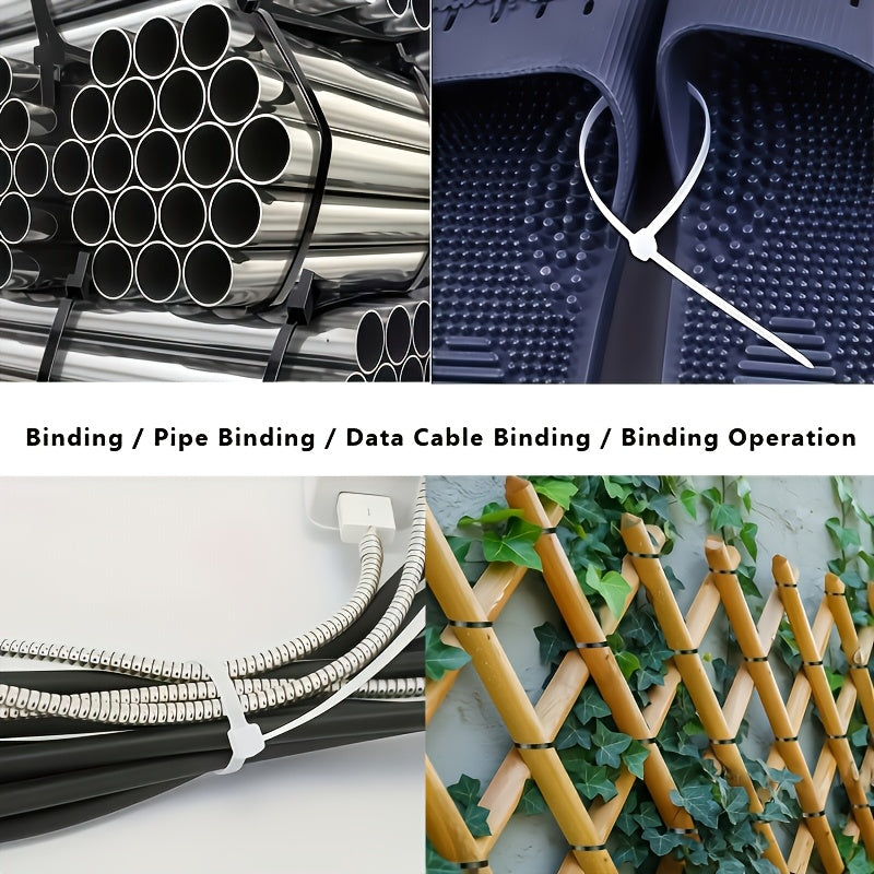 400pcs   heavy duty outdoor assorted cable ties