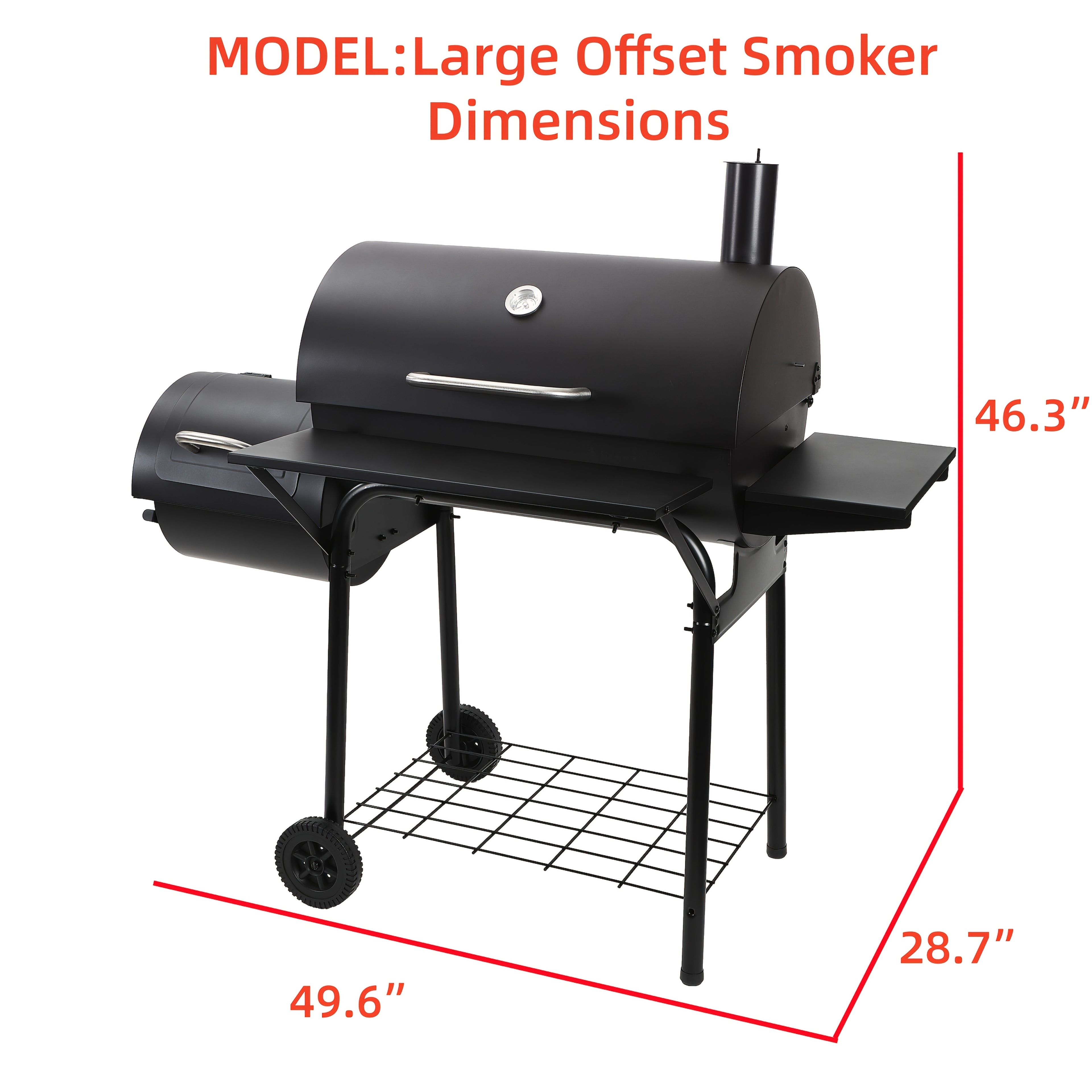 charcoal grill offset   outdoor bbq   side fire
