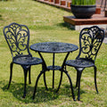 set 3pcs outdoor cast aluminum outdoor bistro