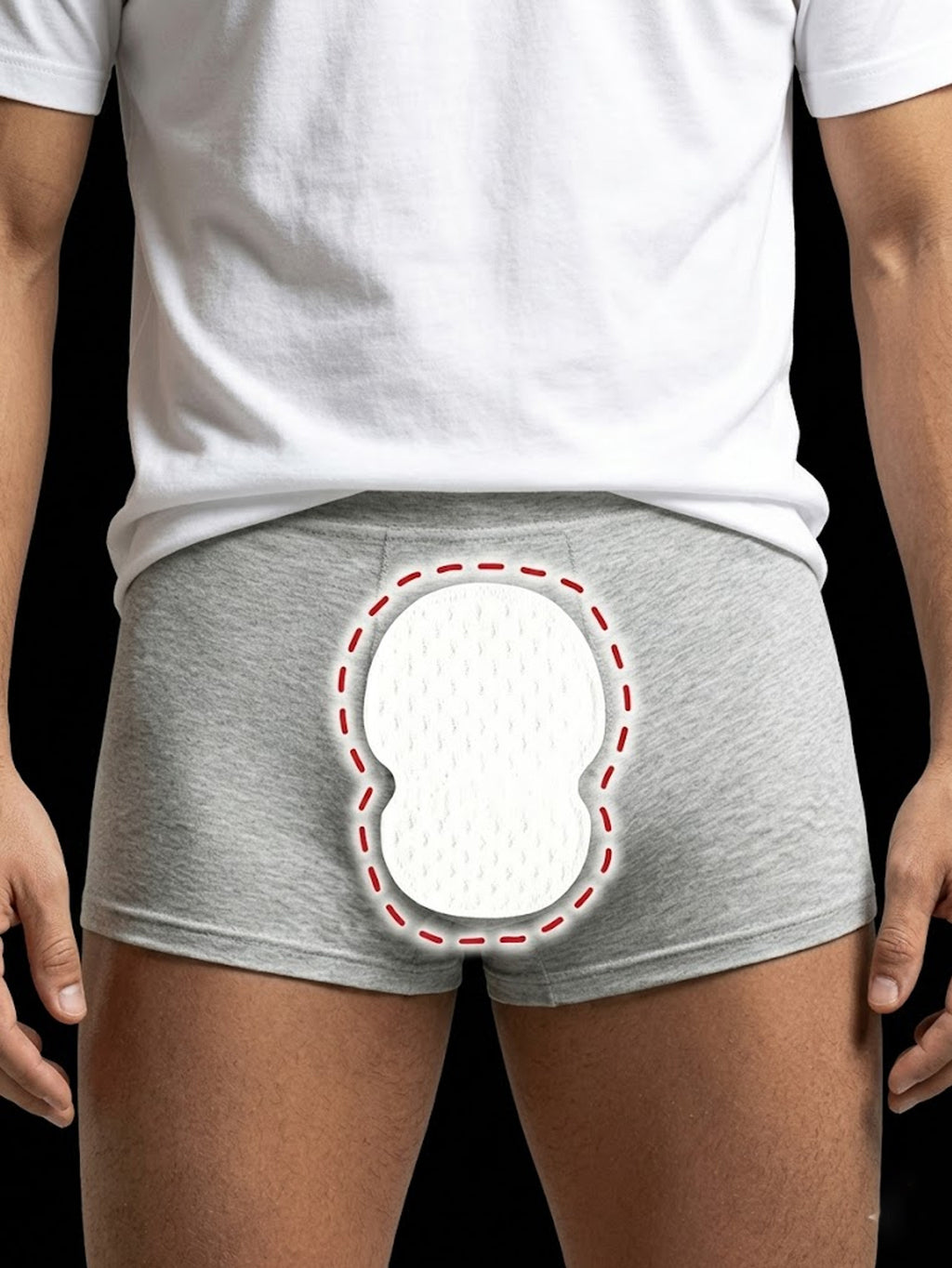 130pcs set 2 in 1 disposable underarm underwear sweat pads