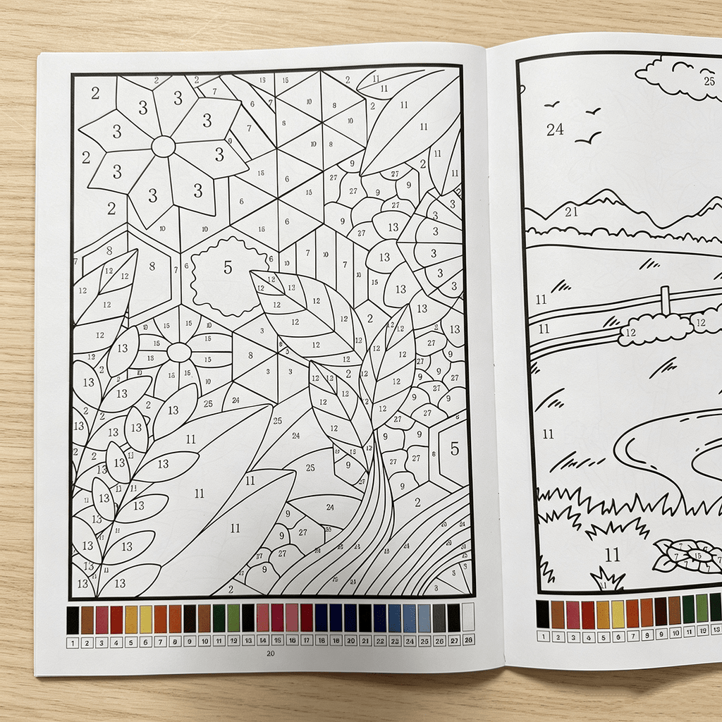 color   book   relaxing mandala floral