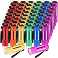 48pcs mini flashlights bulk bright aluminum handheld flash
