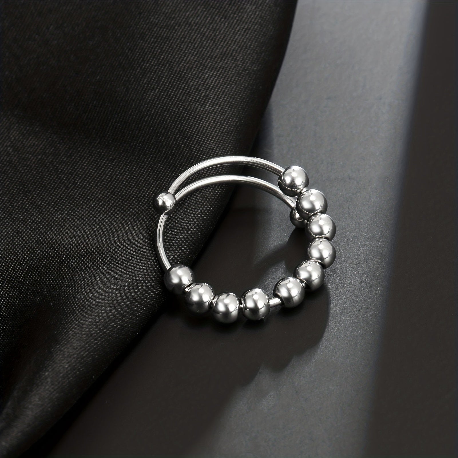 adjustable anxiety rings made stainless steel designed