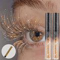 long lasting sparkling mascara metal spiral brush volume
