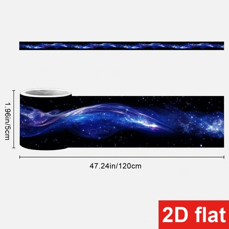 2d flat 2 rolls 5cm x 120cm 1   47 24in pvc decorative