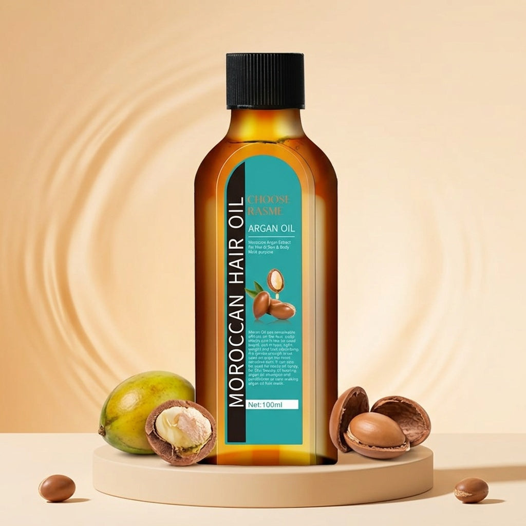 moroccan hair oil improves dry frizzy hair strengthens adds